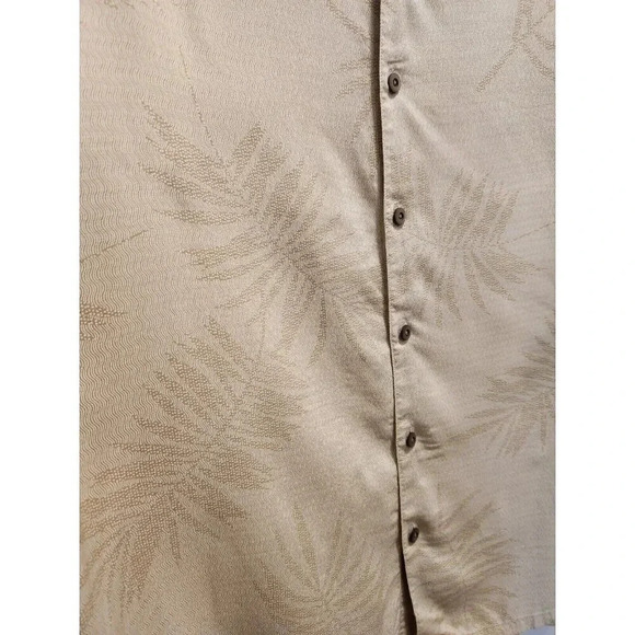 Rainforest Cafe Men's Button Down Hawaiian Tropical Leaves Shirt Sz XXL - Picture 2 of 7